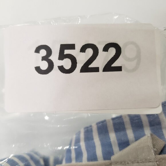 Woman Within Striped Button Up Top Size 2X Blue Capsule Nautical Preppy Classic - Picture 15 of 16